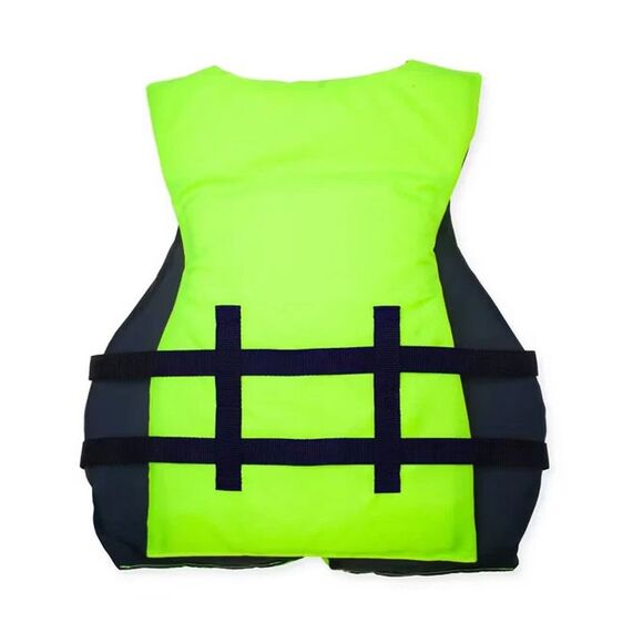 Speedo Adult Basic Life Vest with Buckle Closure in Green, 90 Pounds + Up - Picture 3 of 4